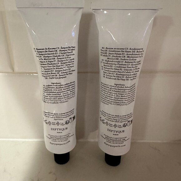 New Diptyque Paris Shampoo and Conditioner Travel Set 1.69 Oz. 50ml NEW SEALED - Picture 2 of 2